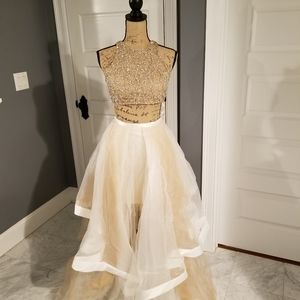 Glamour by Terani Two Piece Gown